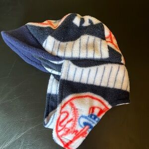 New York Yankees baby fleece hat with ear flaps